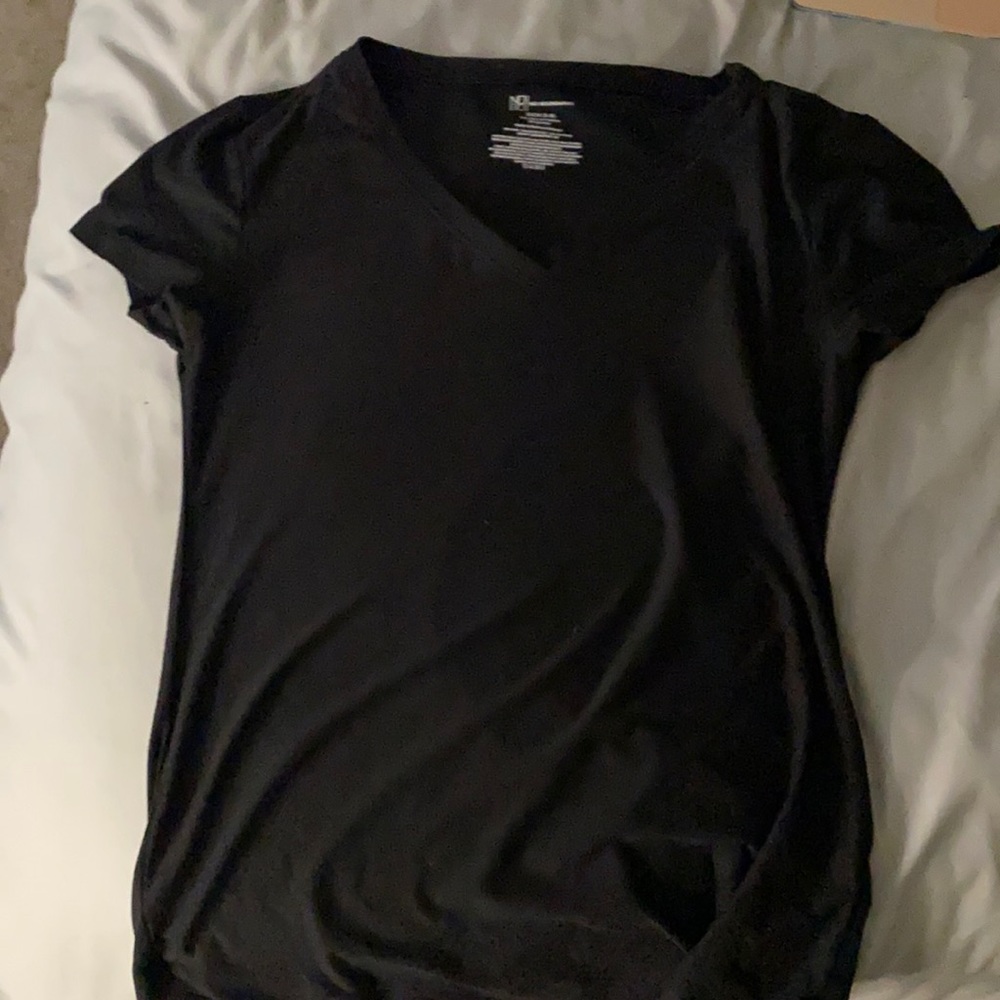 black simple tee, super soft ,
